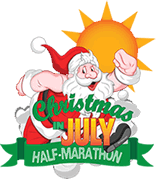Christmas In July Santa Logo